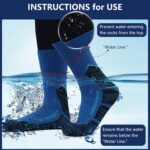 Waterproof Socks, Unisex Cycling/Hunting/Fishing/Running Ankle Socks 1&2 Pair - Image 2
