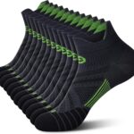 Compression Socks for Men & Women, 2/4/6 Pairs Ankle Running Socks with Arch Support, Ankle Support, Plantar Fasciitis