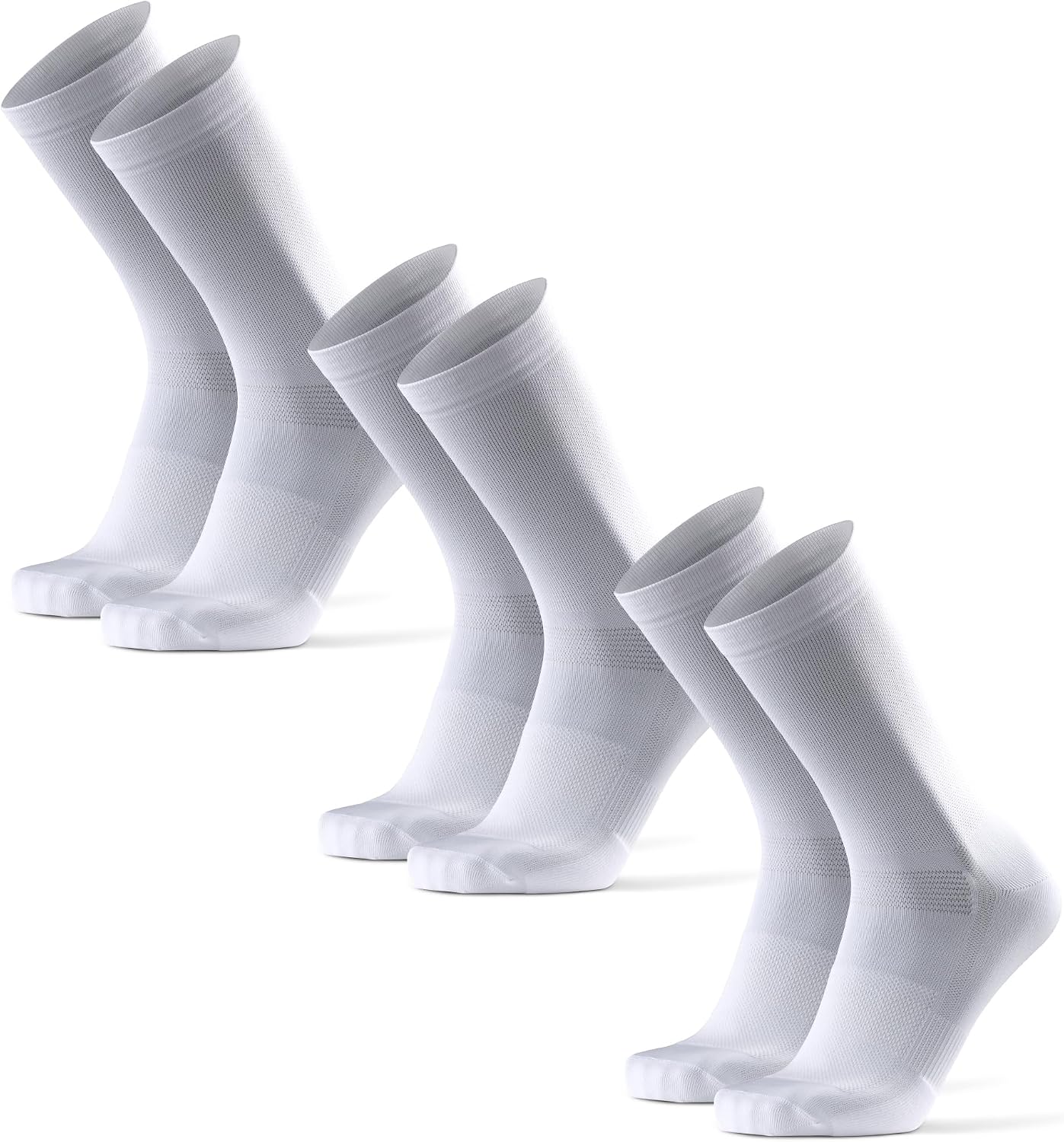 81lCdU80zPL._AC_SL1500_.jpg Crew Cycling Socks – Breathable Fast-Dry Bike Socks with Cushioned Sole for Men & Women, 3- & 5-Pack - Image 1
